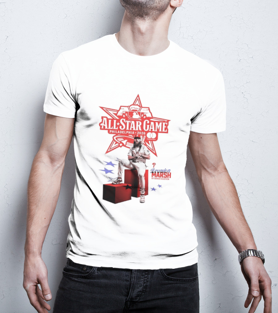 Brandon Marsh Philadelphia Phillies 2026 MLB All Star Game T-Shirt