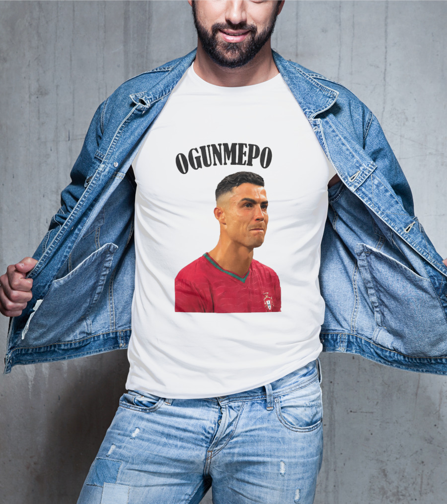 Cristiano Ronaldo Ogunmepon Portugal Soccer Star T-Shirt
