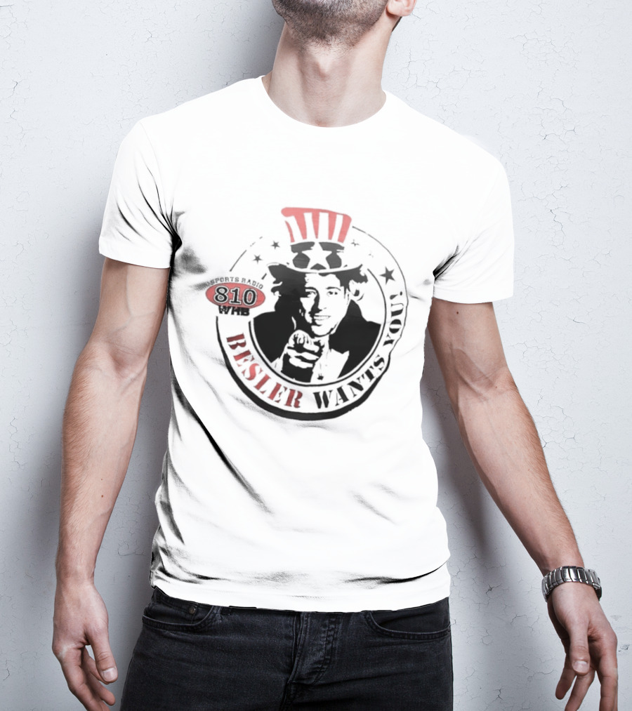 Besler Wants You Sports Radio 810 Uncle Sam Sporting Kansas City T-Shirt