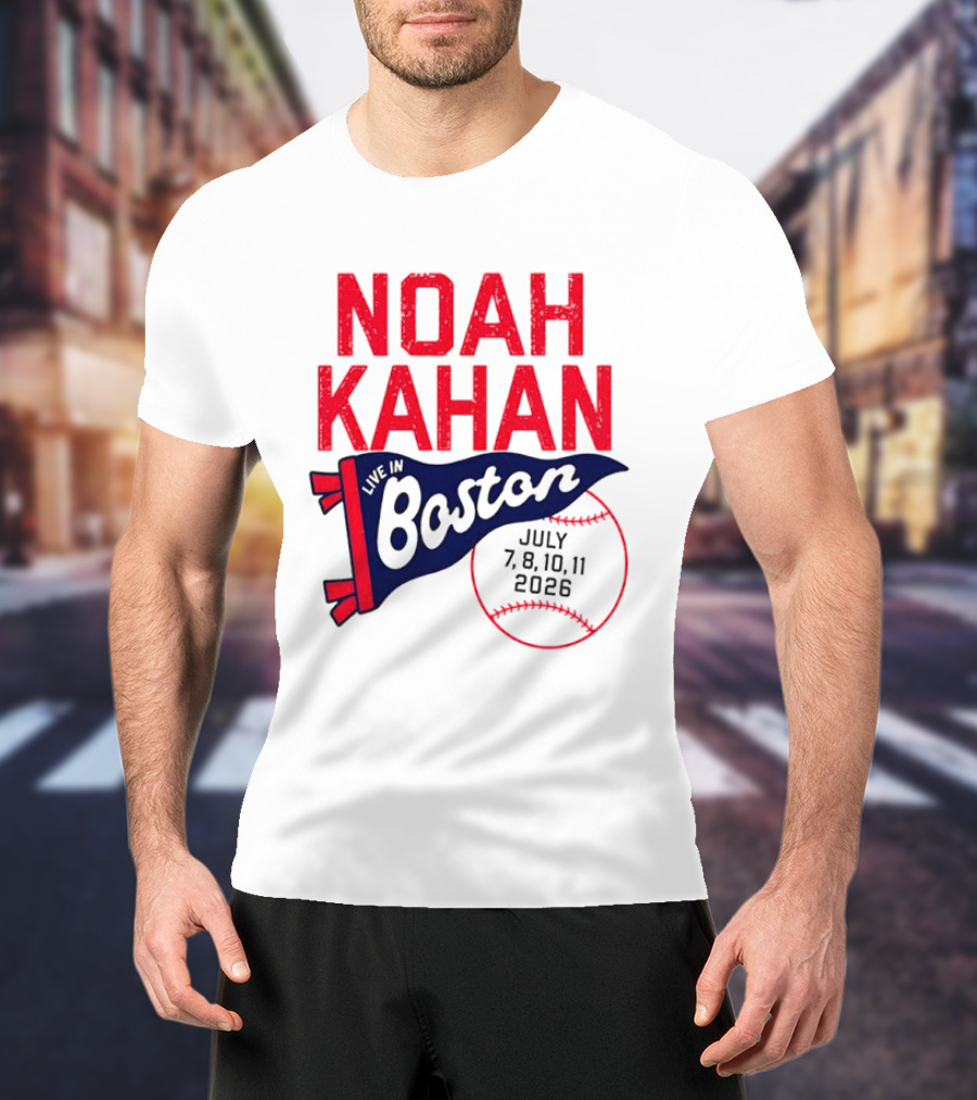 Noah Kahan Boston Concert July 7 8 10 11 2026 T-Shirt