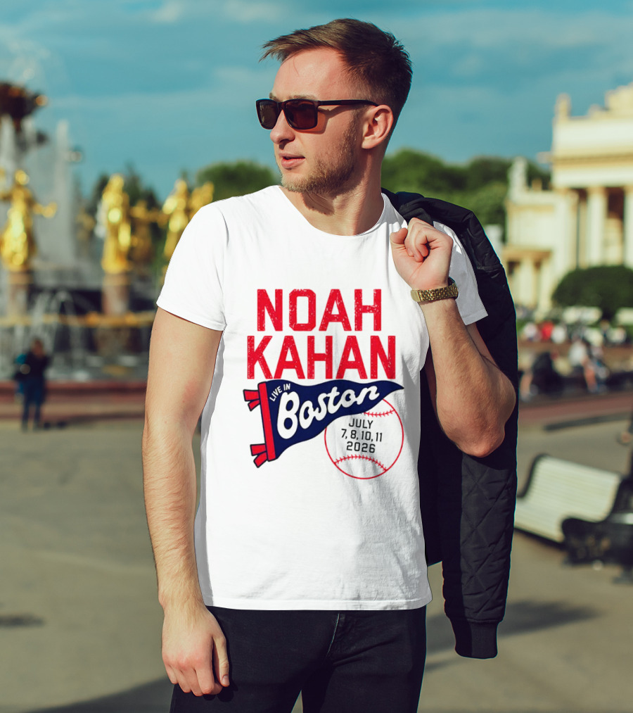 Noah Kahan Boston Concert July 7 8 10 11 2026 T-Shirt