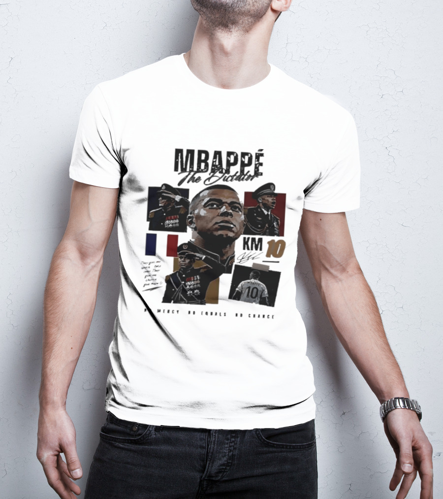 MBAPPÉ The Leader KM 10 No Mercy No Equals No Chance T-Shirt
