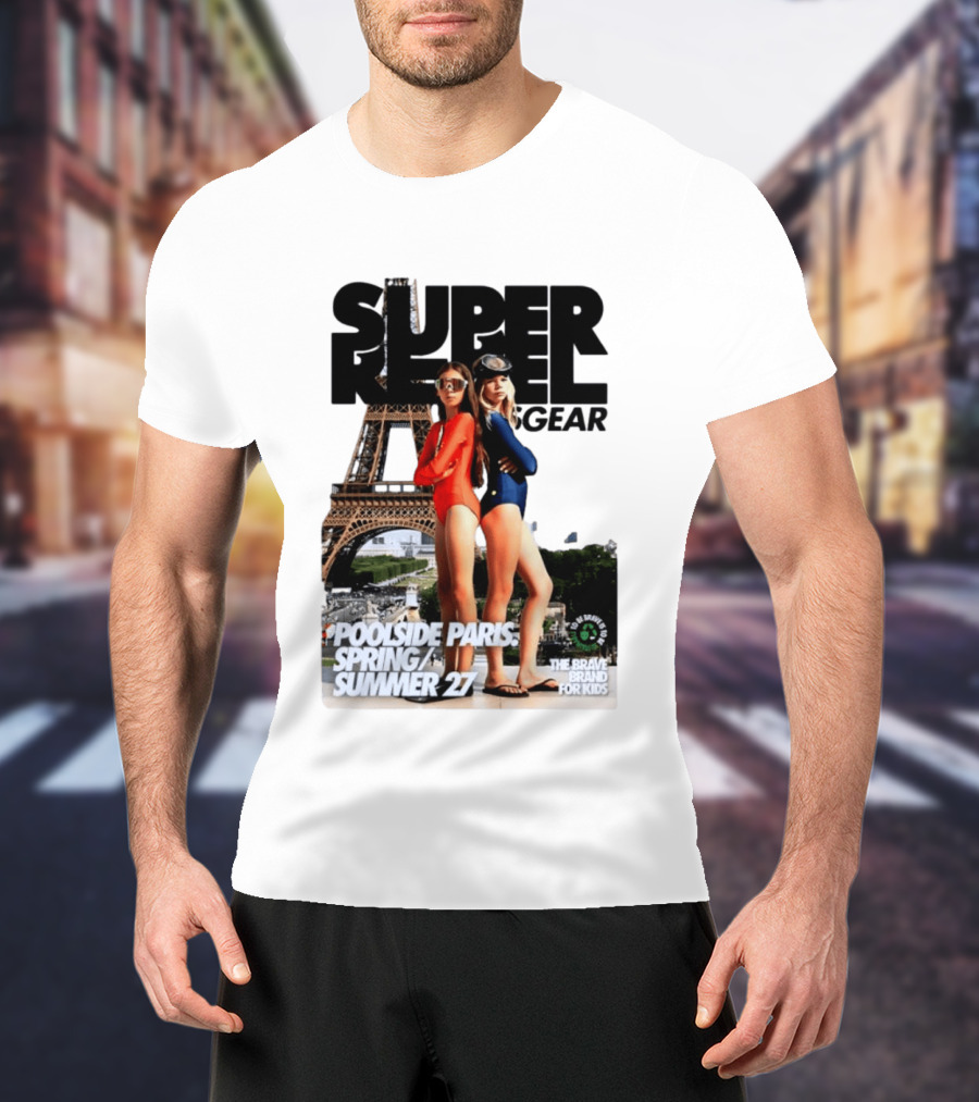 Super Rebel Gear Poolside Paris Spring Summer 27 The Brave Brand For Kids T-Shirt