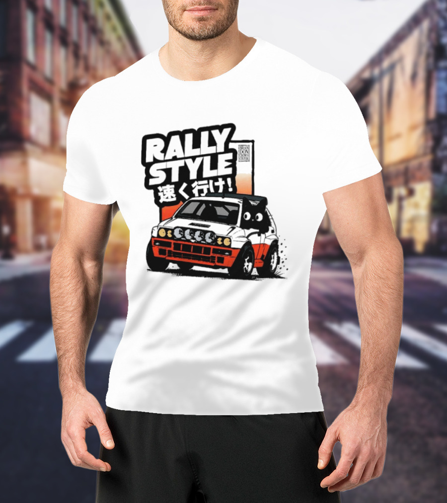 Rally Style Lancia Delta Integrale Hayashi Iku Speed T-Shirt