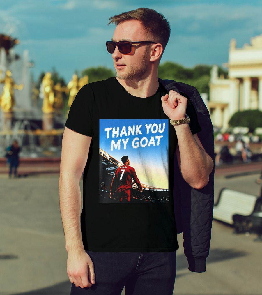 Thank You My Goat Cristiano Ronaldo 7 Portugal National Team T-Shirt