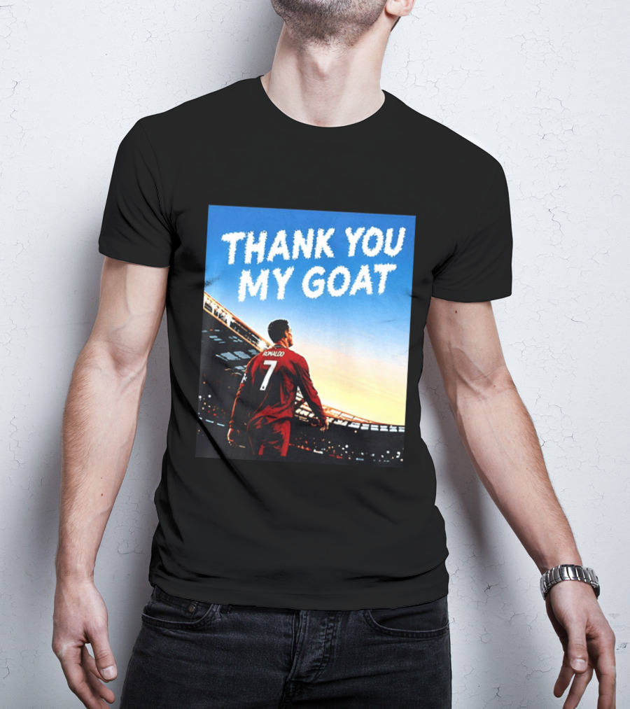 Thank You My Goat Cristiano Ronaldo 7 Portugal National Team T-Shirt