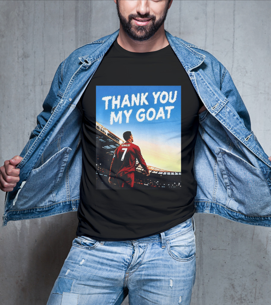 Thank You My Goat Cristiano Ronaldo 7 Portugal National Team T-Shirt