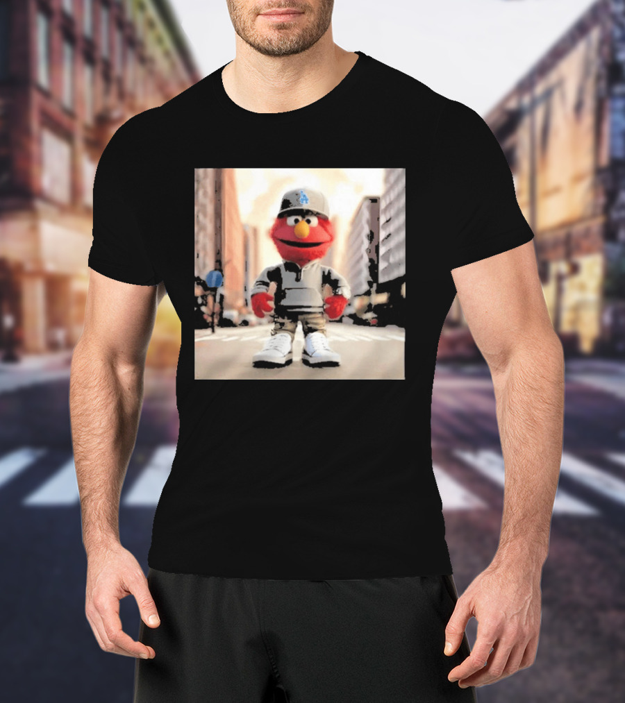 Sesame Street Elmo Streetwear New York Yankees T-Shirt