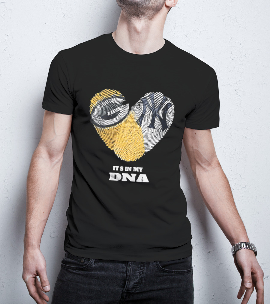 Heart Fingerprint It's In My DNA New York Yankees T-Shirt