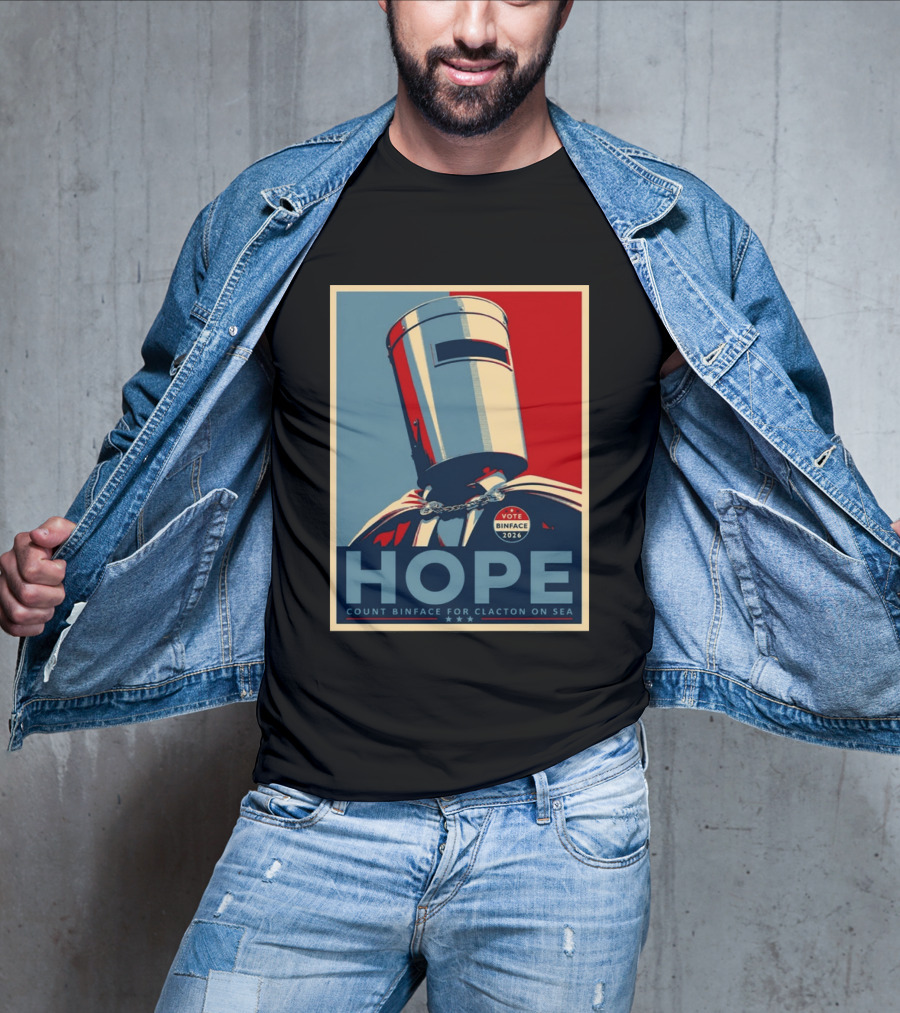 Hope Count Binface Vote Binface 2026 Clacton On Sea T-Shirt