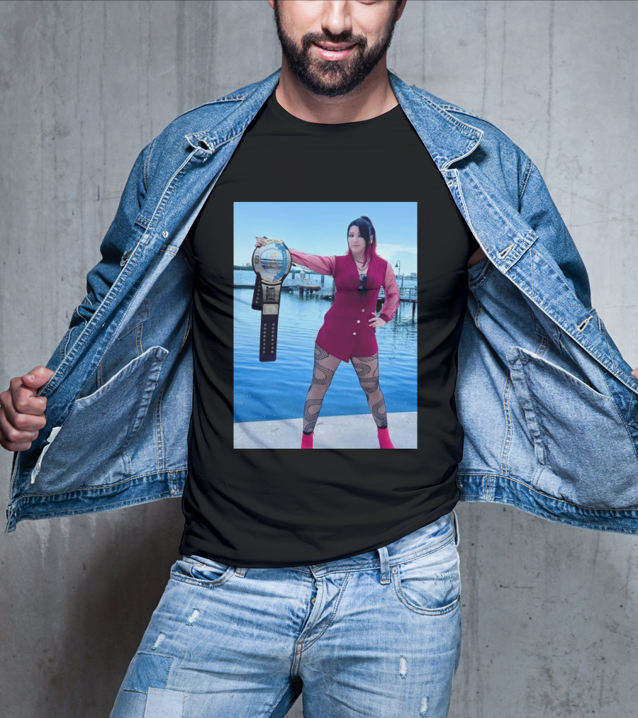 We Are At The Beach Hikaru Shida Wrestling Champion Dockside T-Shirt
