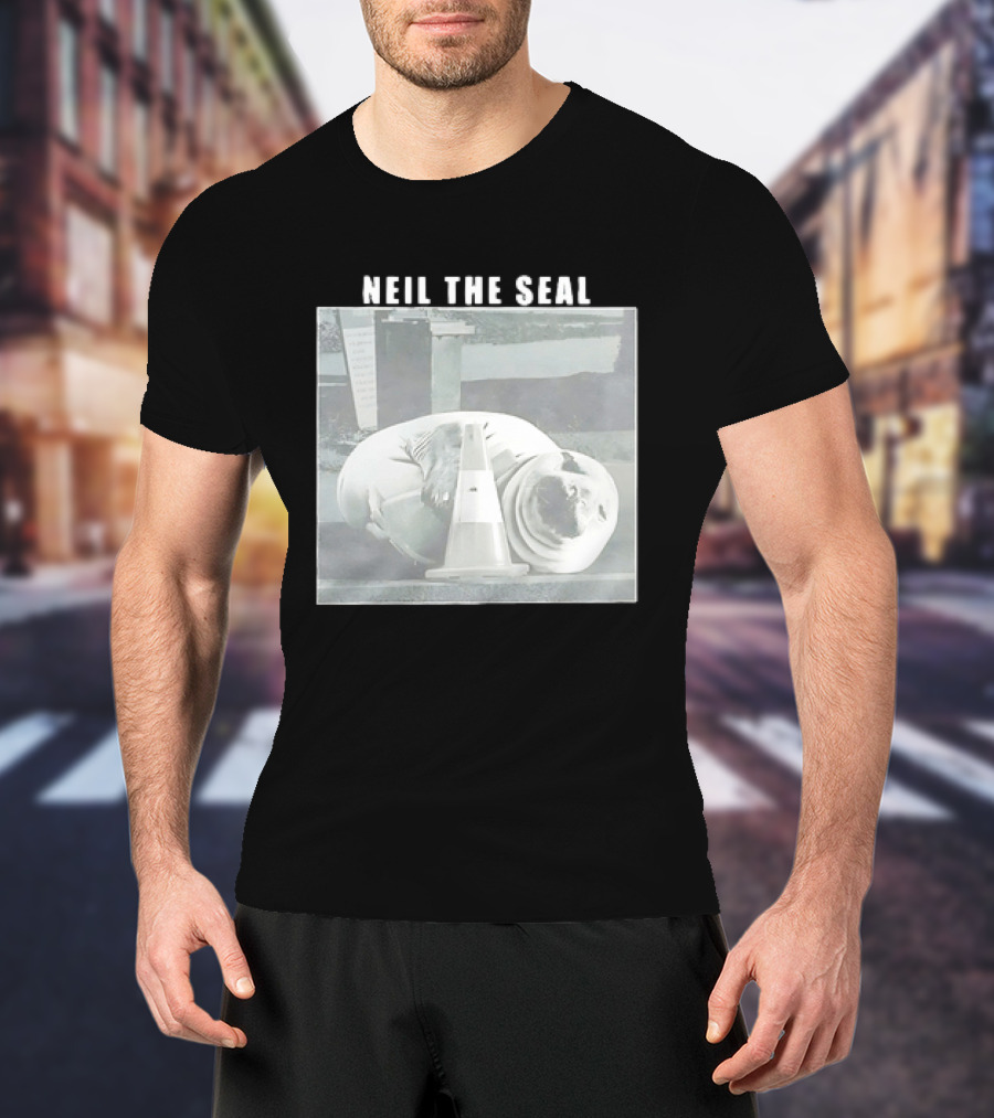 Neil The Seal With Traffic Cone Become Ungovernable T-Shirt