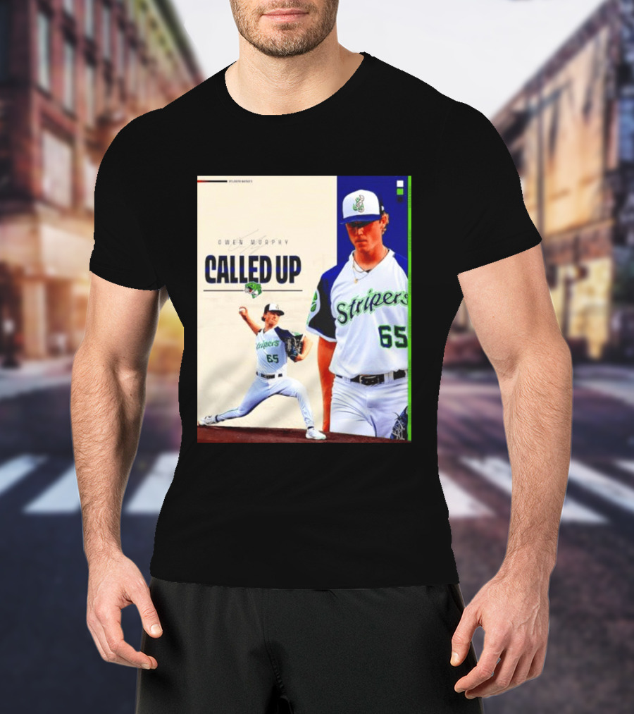 Owen Murphy Called Up Stripers 65 Player Announcement T-Shirt
