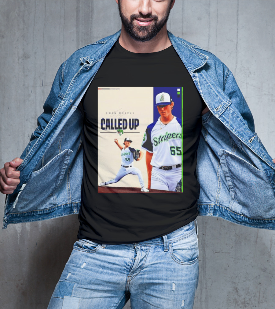 Owen Murphy Called Up Stripers 65 Player Announcement T-Shirt