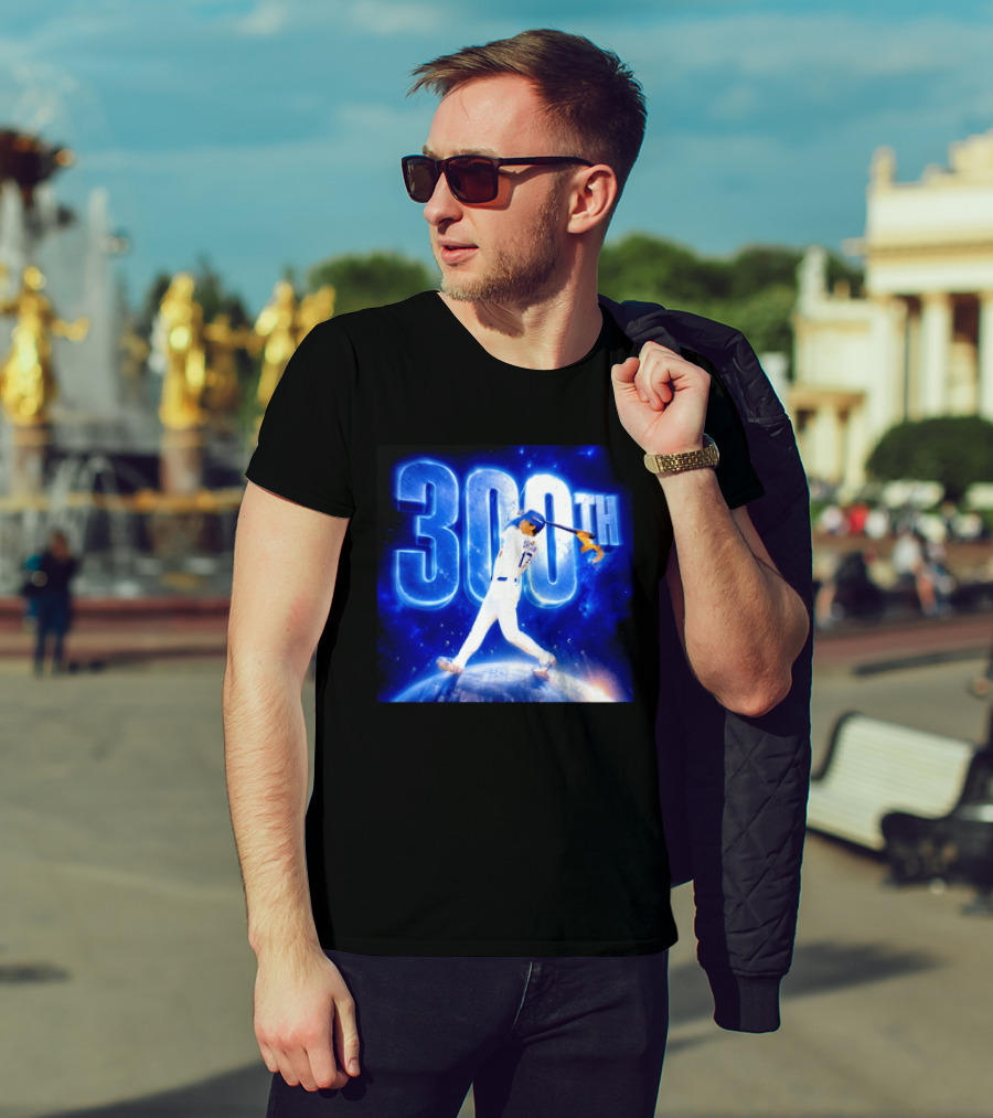 Shohei Ohtani 300th Home Run 17 Power Swing Los Angeles Dodgers T-Shirt
