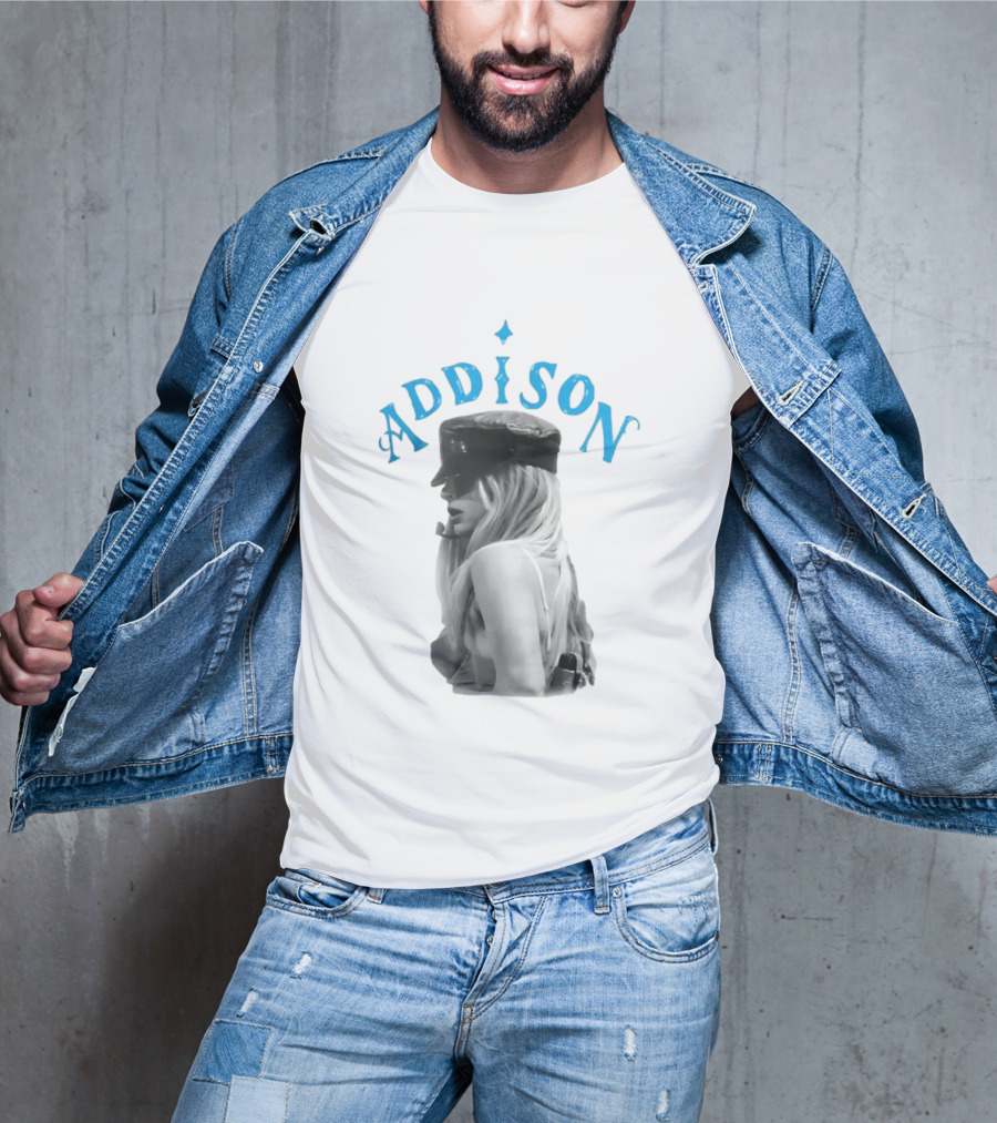 Addison Rae I Got It Bad Black Hat Blue T-Shirt