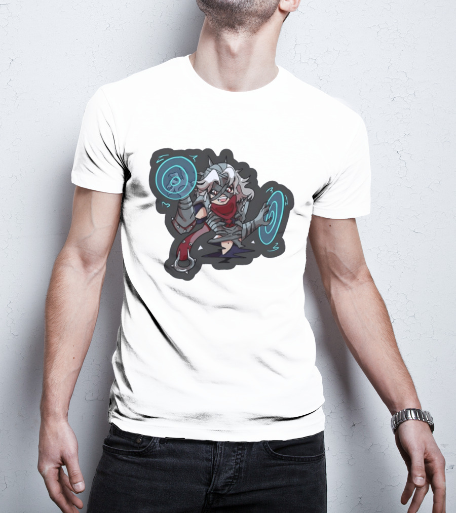 Chibi Warrior Anime Magic Casting Enchanted Spells Gaming Adventure T-Shirt