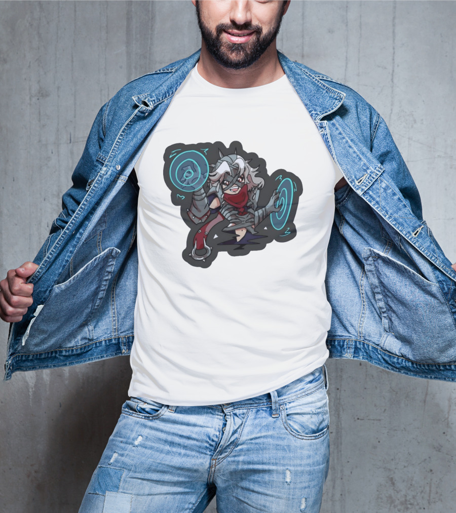 Chibi Warrior Anime Magic Casting Enchanted Spells Gaming Adventure T-Shirt