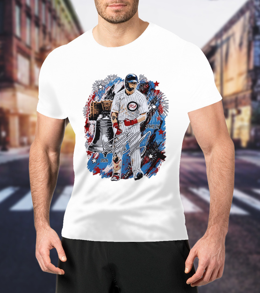 Pete Crow Armstrong Philly 2026 PCA Liberty Bell Fireworks MLB All Star Celebration T-Shirt