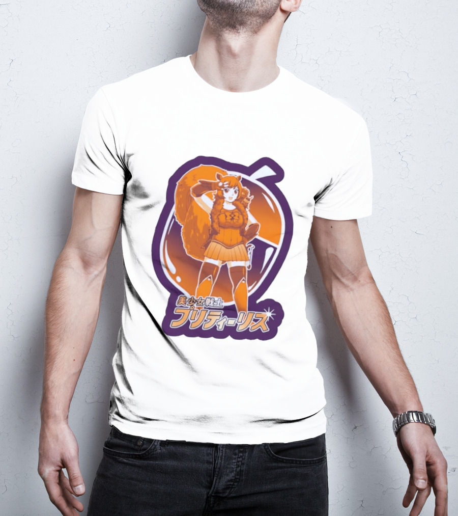 Pretty Squirrel Sailor Anime Girl Risu Manga Warrior T-Shirt