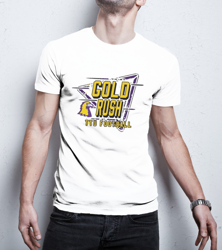 Gold Rush TTU Football Tennessee Tech Golden Eagles T-Shirt