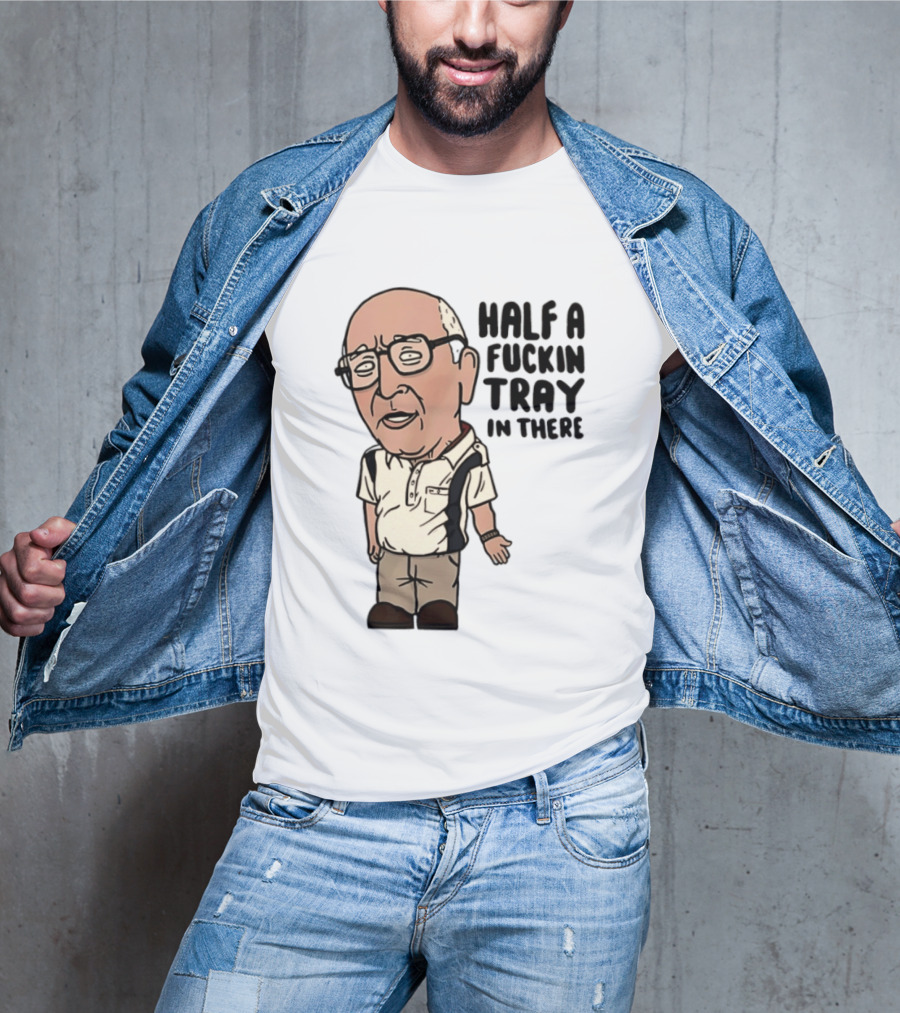The Sopranos Uncle Junior Half A Fuckin Tray In There Cartoon T-Shirt