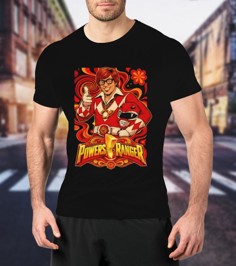 Powers Ranger Austin Powers Power Rangers T-Shirt