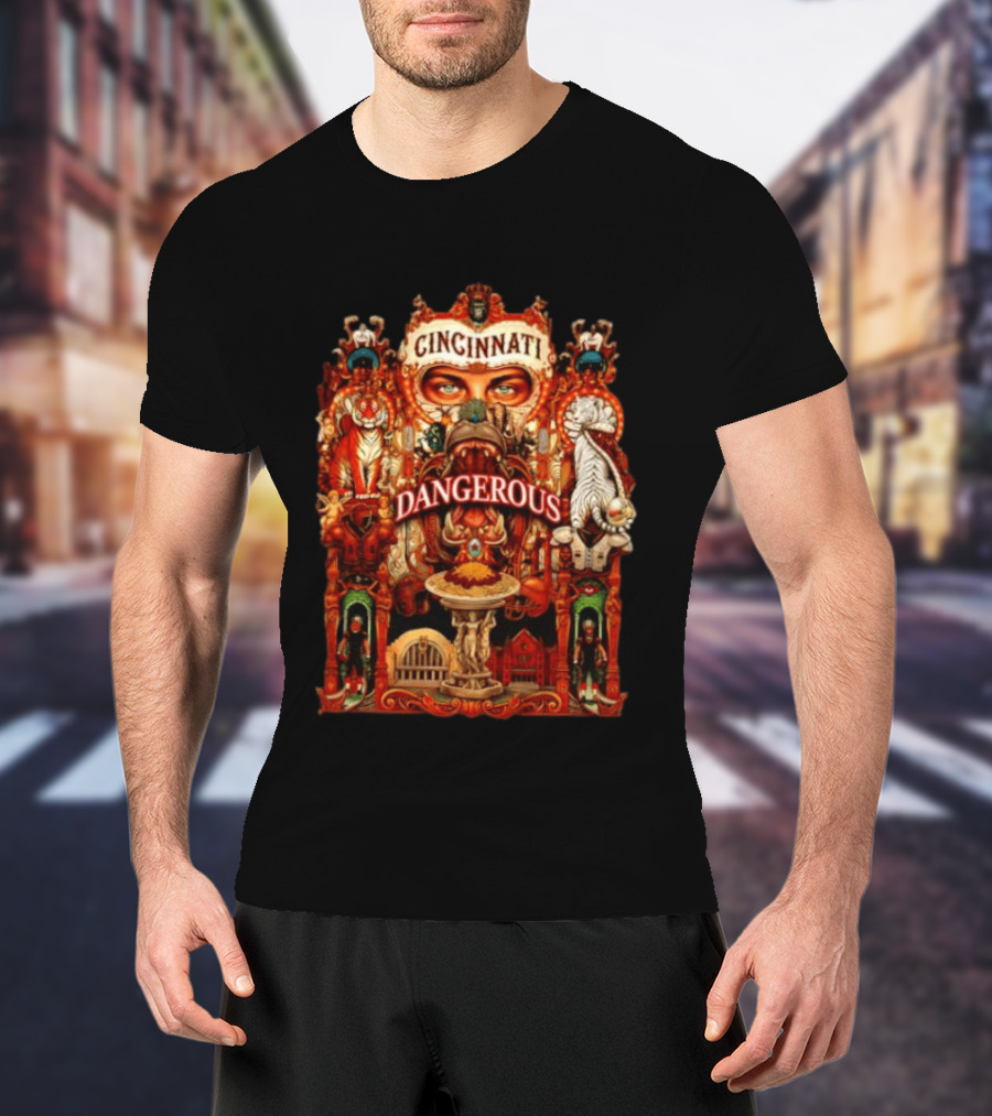 Cincinnati Dangerous Tiger Lord Of The Jungle T-Shirt