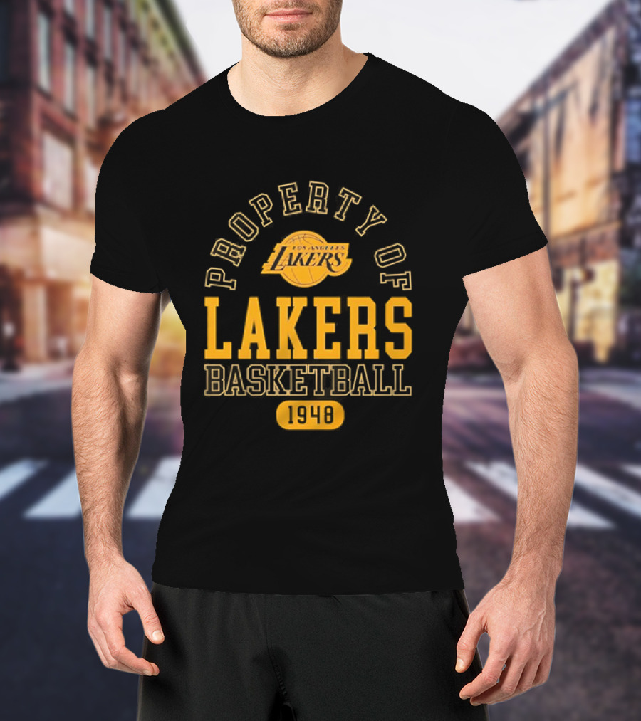 Property Of Los Angeles Lakers Basketball 1948 T-Shirt
