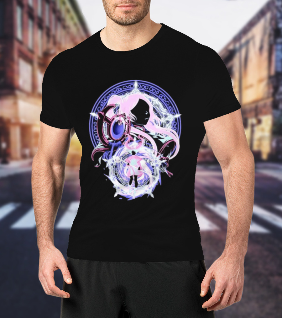 Frieren Beyond Journey's End Anime Character Art With Magical Circle T-Shirt