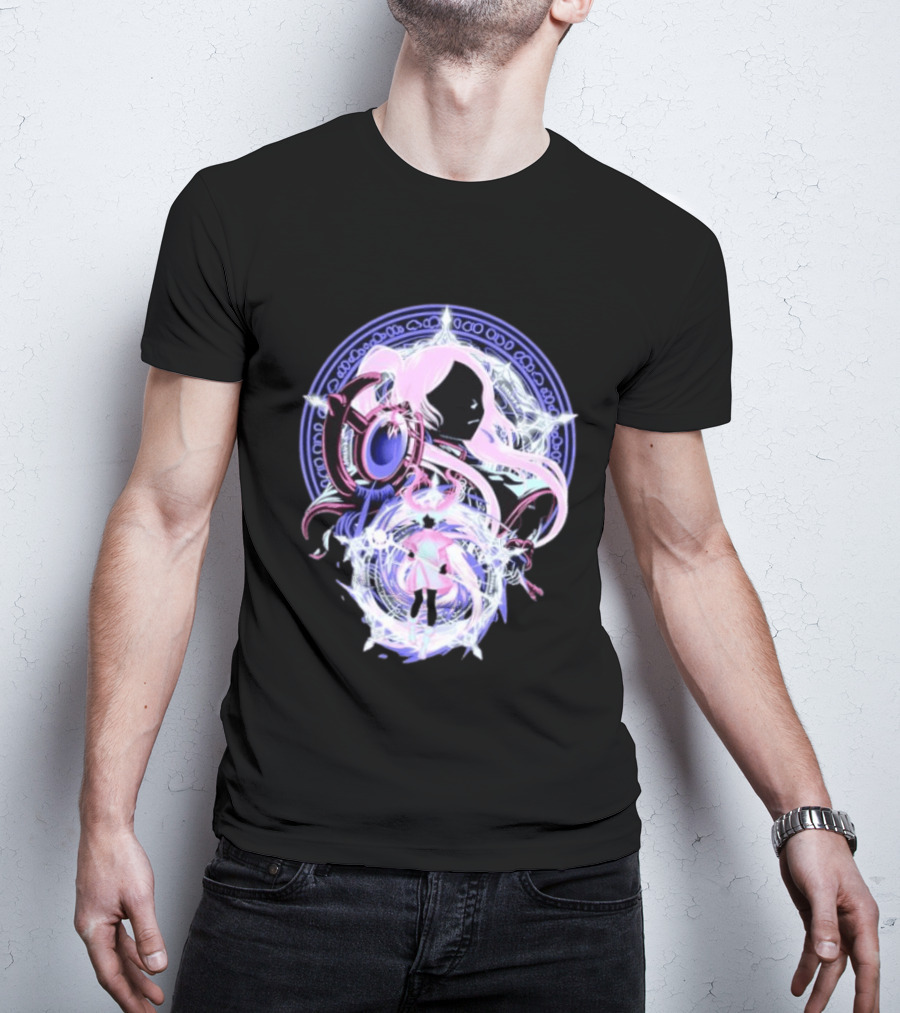 Frieren Beyond Journey's End Anime Character Art With Magical Circle T-Shirt