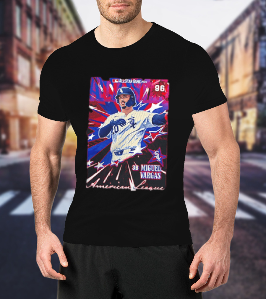 MLB All Star Game 2026 Miguel Vargas Chicago White Sox 3B American League 96 T-Shirt