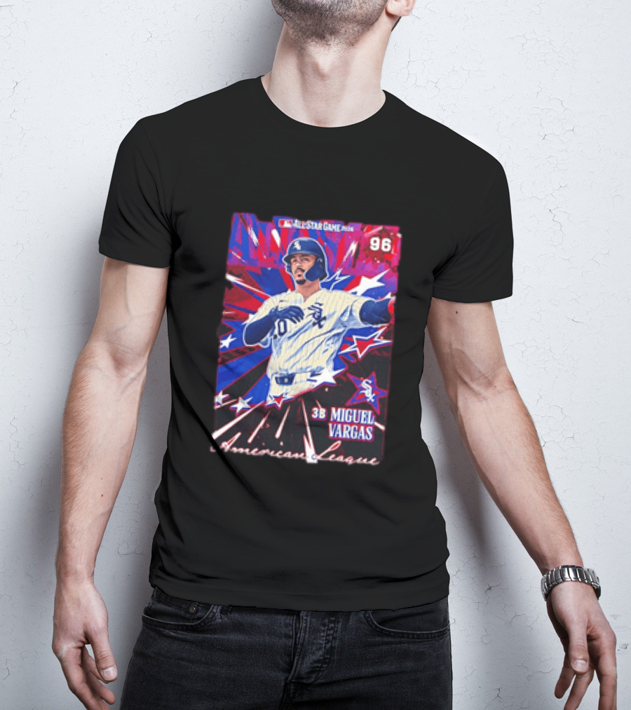 MLB All Star Game 2026 Miguel Vargas Chicago White Sox 3B American League 96 T-Shirt