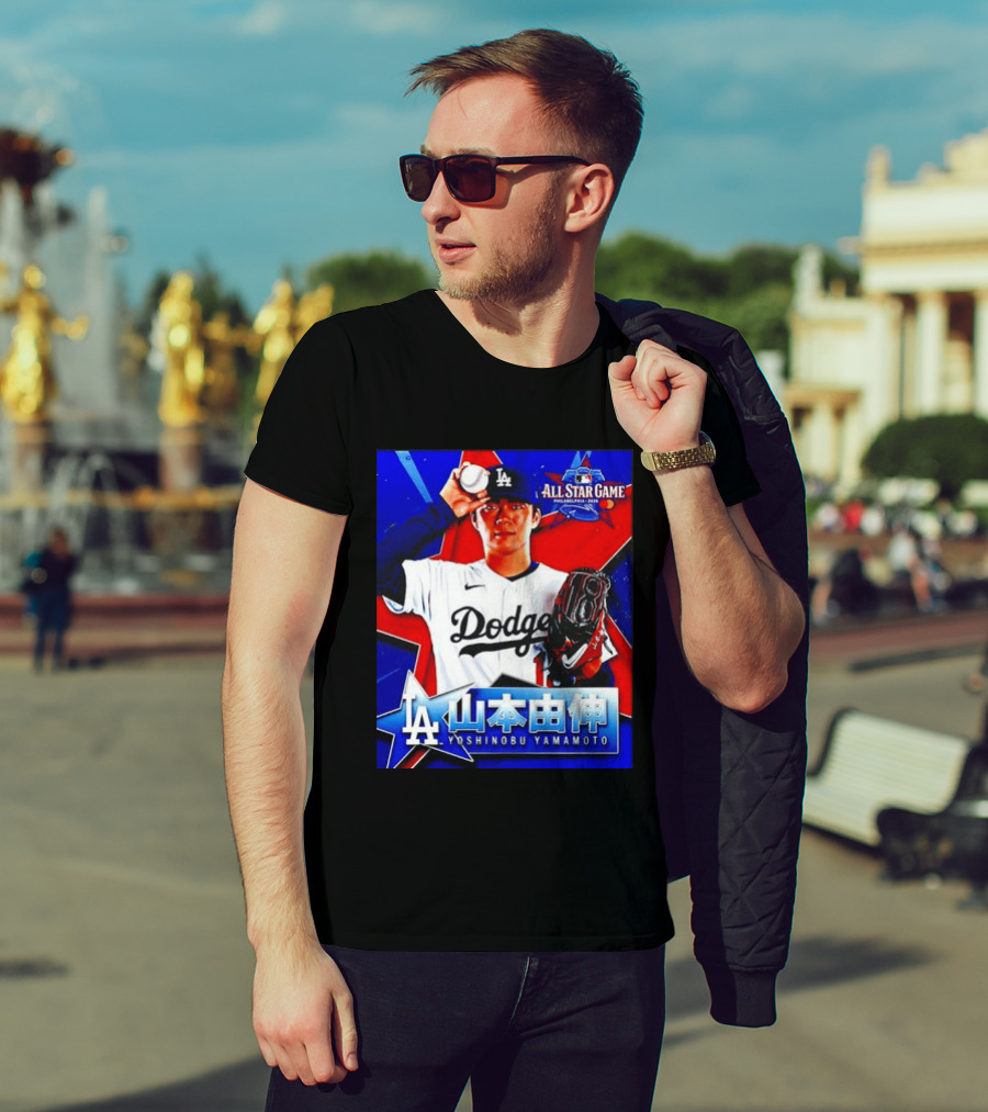 Los Angeles Dodgers Yoshinobu Yamamoto 2026 All Star Game Baseball T-Shirt