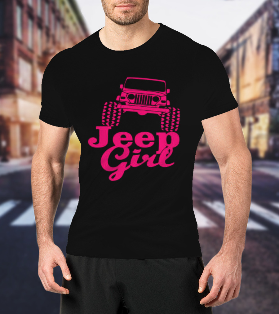 Jeep Girl Off Road Adventure Enthusiast Tire Tread T-Shirt