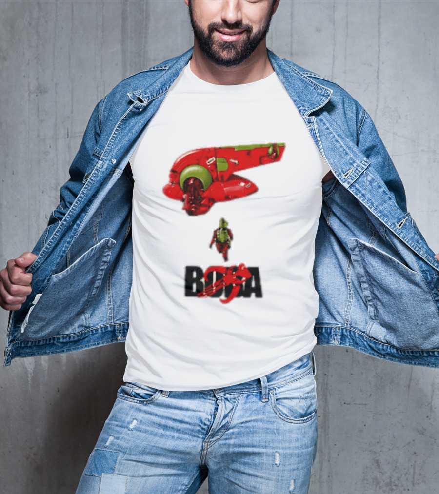 Bobakira Star Wars Boba Fett Mashup Slave I Spaceship And Armor T-Shirt