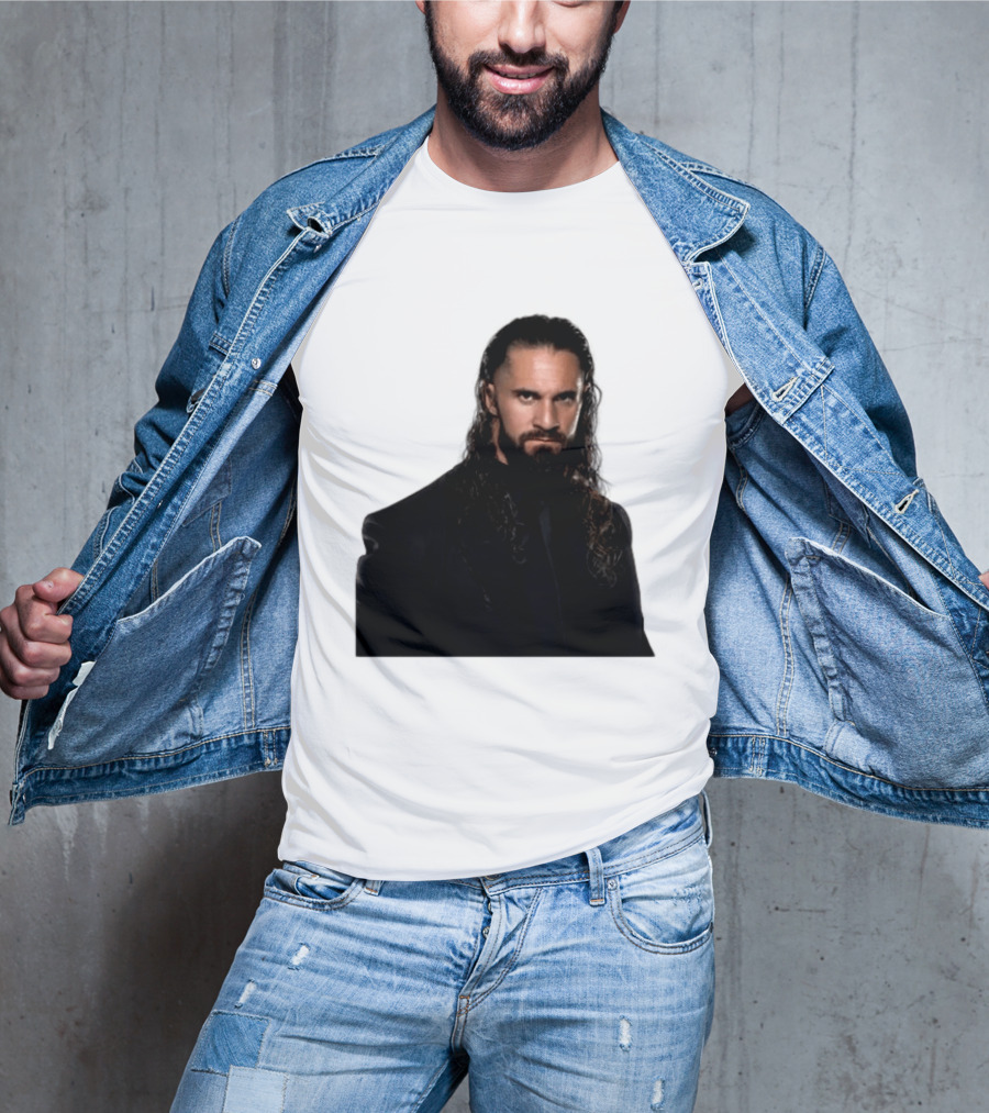 Seth Rollins Has A New Render Intense Gaze And Long Hair T-Shirt