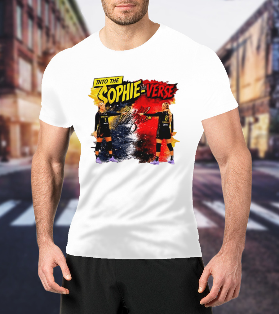 Into The Sophie Verse Sophie Cunningham Indiana Fever WNBA T-Shirt