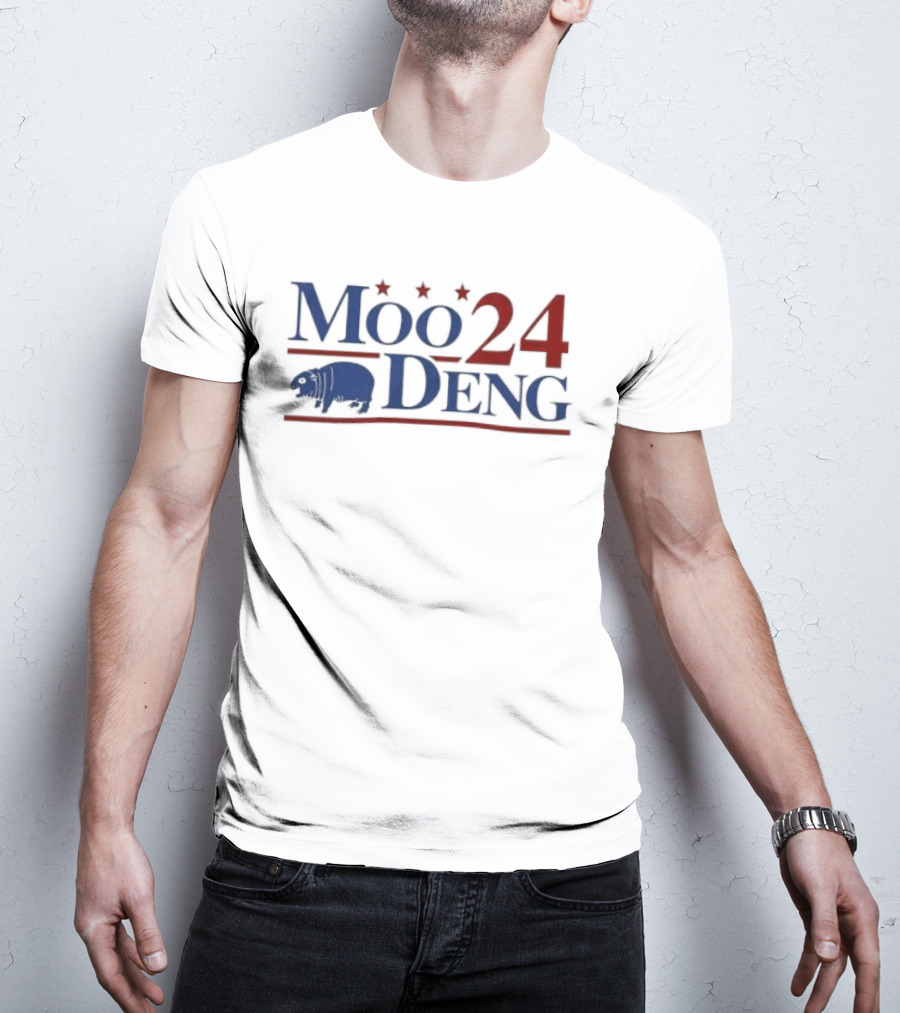 Moo 24 Deng Election Cover Buffalo Icon Stars T-Shirt