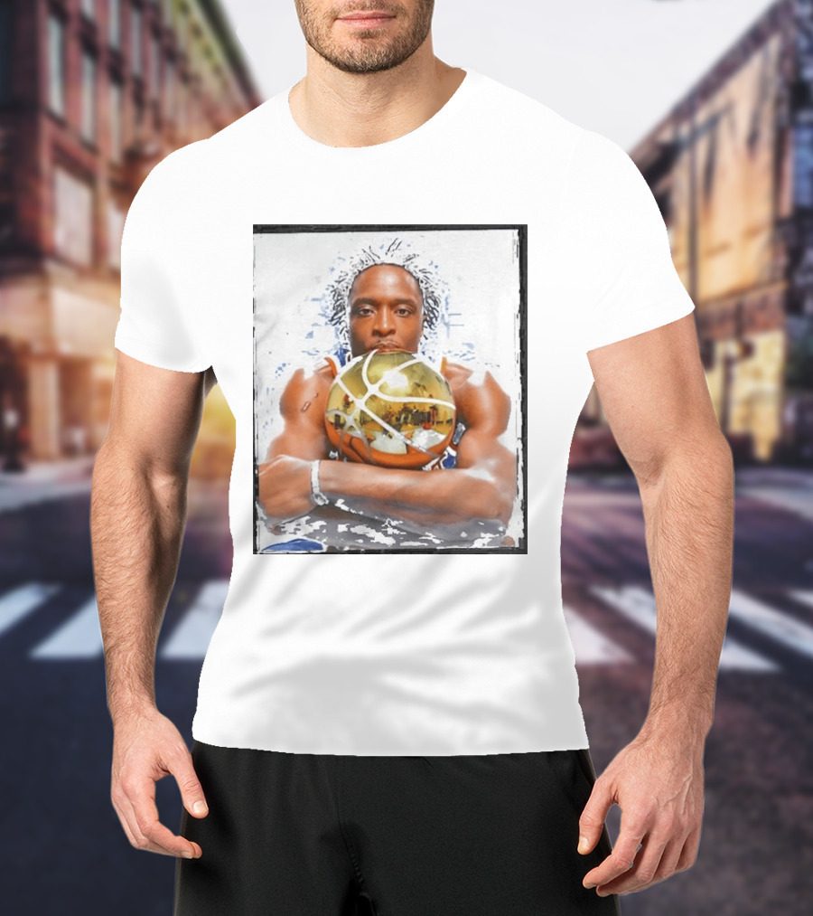 OG Anunoby Basketball Reflection Artistic Slam Magazine Photoshoot T-Shirt