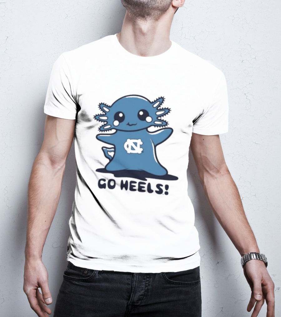 UNC Axolotl Go Heels Cute College Sports T-Shirt