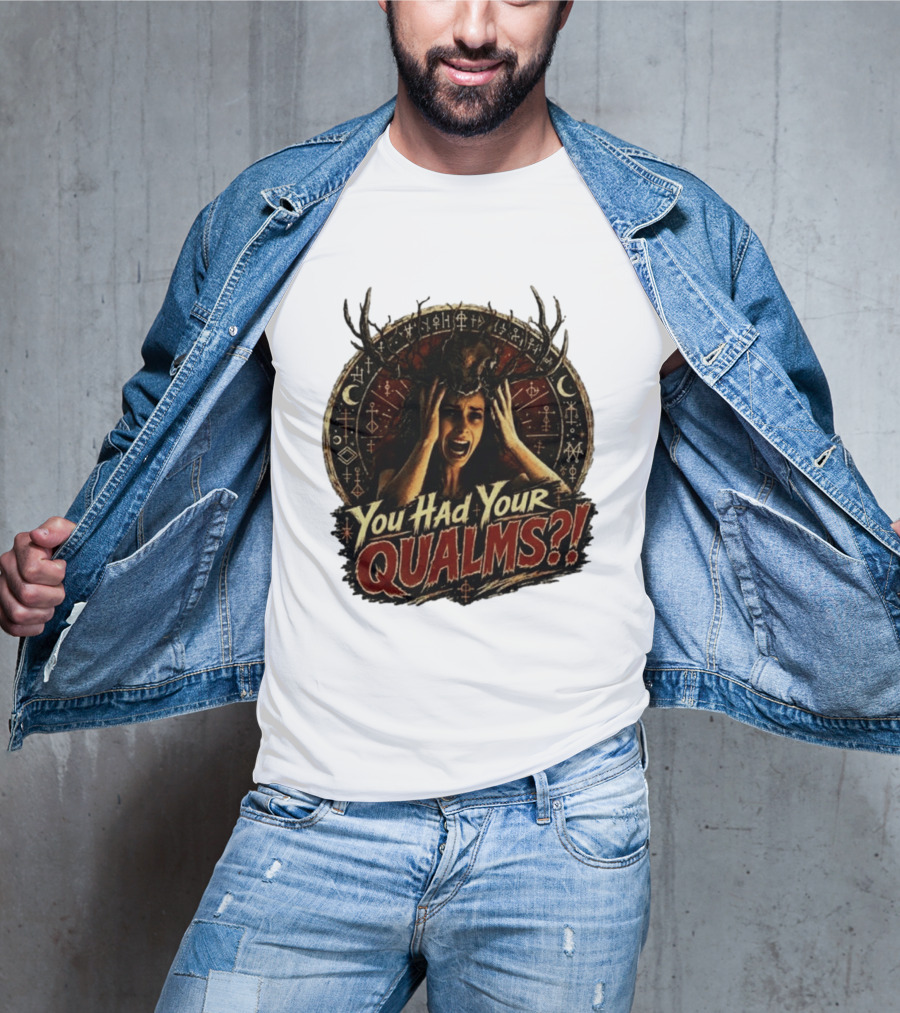 Patricia Widows Bay You Had Your Qualms Ritual Symbolism Antlered Figure T-Shirt