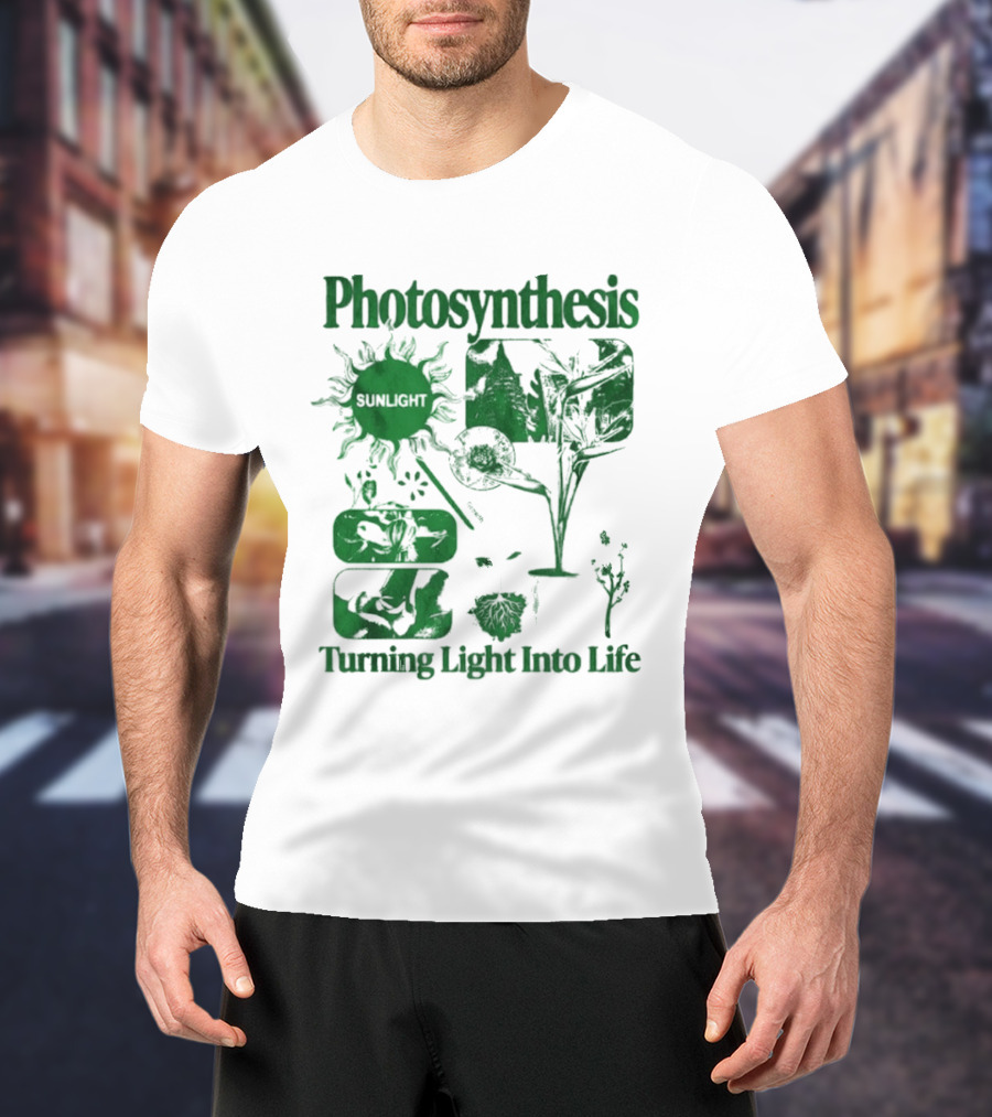 Photosynthesis Turning Light Into Life Science Botanical Diagrams T-Shirt