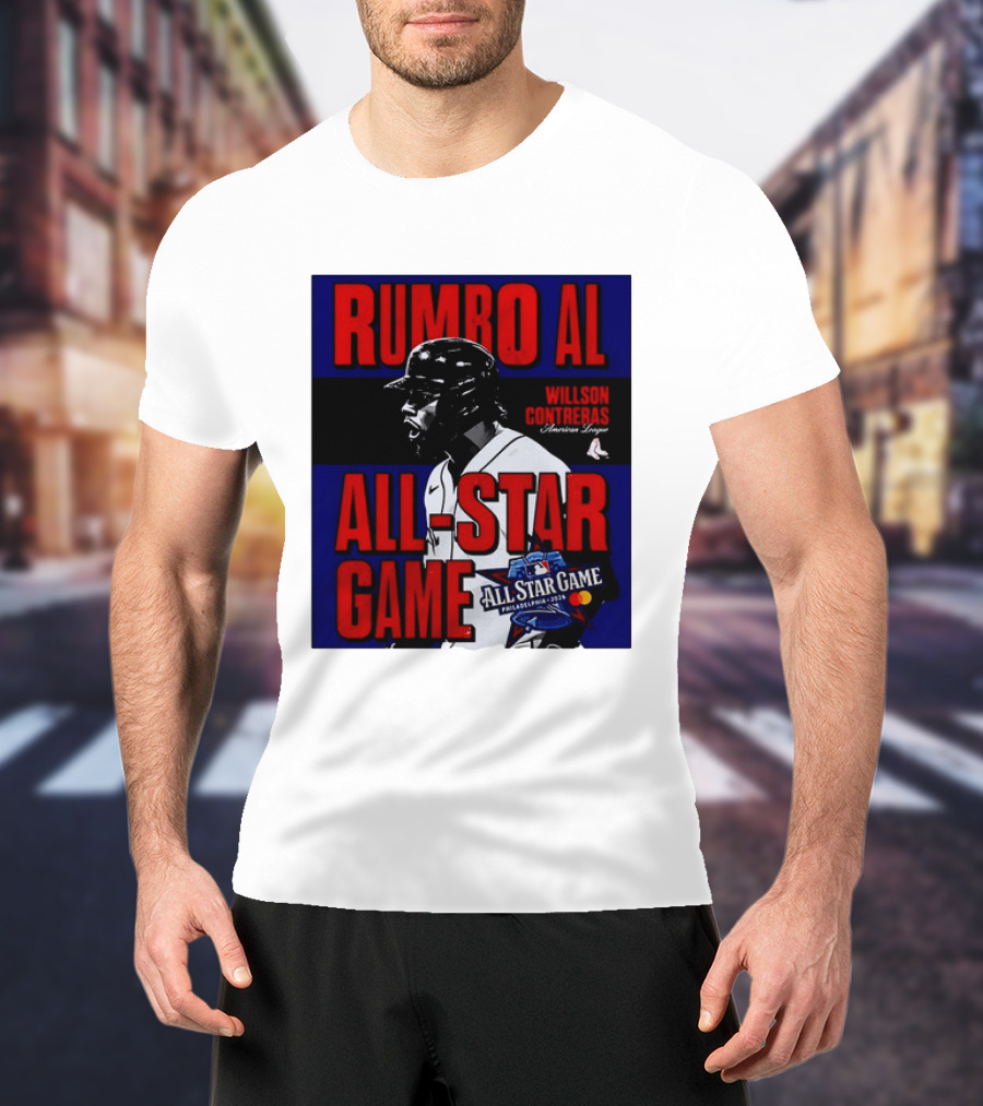 Rumbo AL All Star Game 2026 Willson Contreras Boston Red Sox Philadelphia T-Shirt