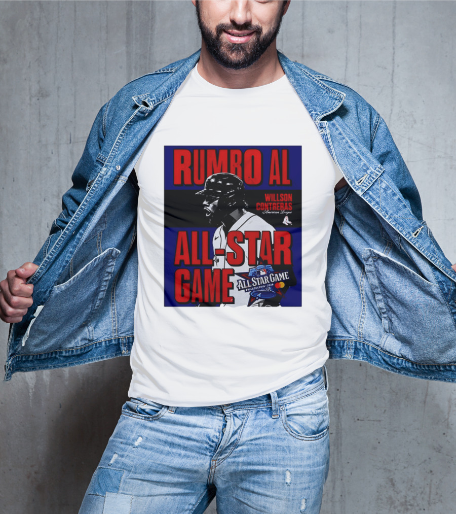 Rumbo AL All Star Game 2026 Willson Contreras Boston Red Sox Philadelphia T-Shirt