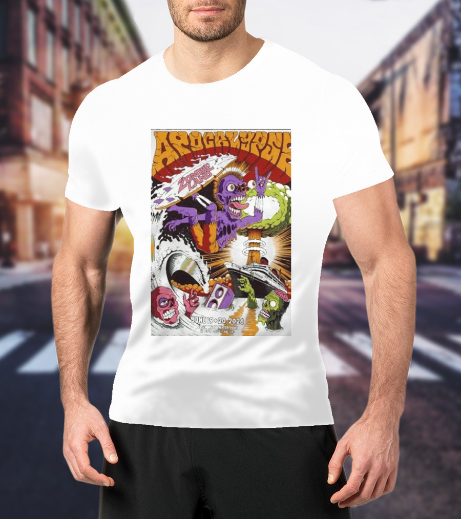 Zombie Land Apocalypse June 19 20 2026 Waterfront Event T-Shirt