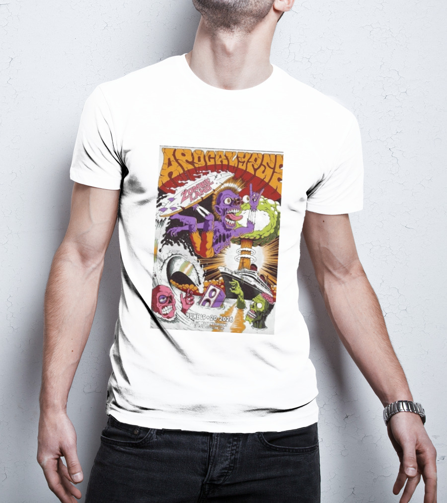 Zombie Land Apocalypse June 19 20 2026 Waterfront Event T-Shirt