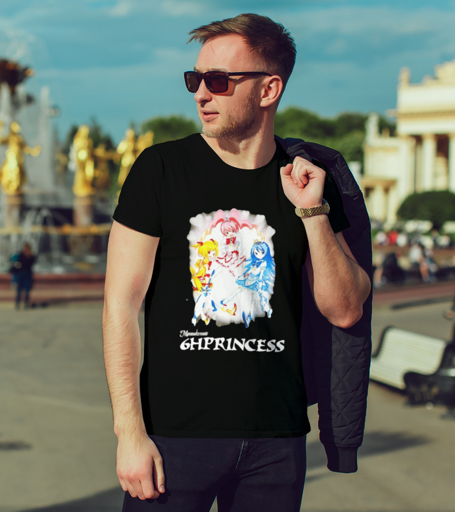 Mononoke 6HPPrincess Anime Characters Colorful Trio T-Shirt