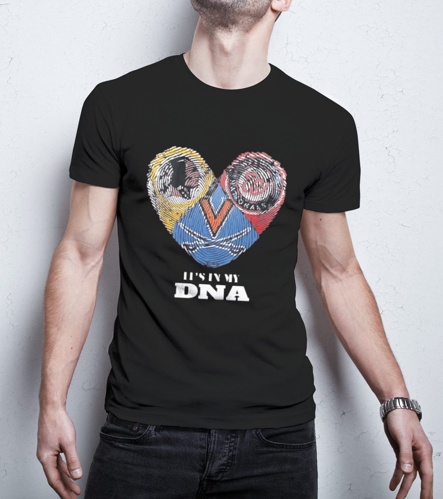 Virginia Cavaliers It's In My DNA Unique Fingerprint T-Shirt