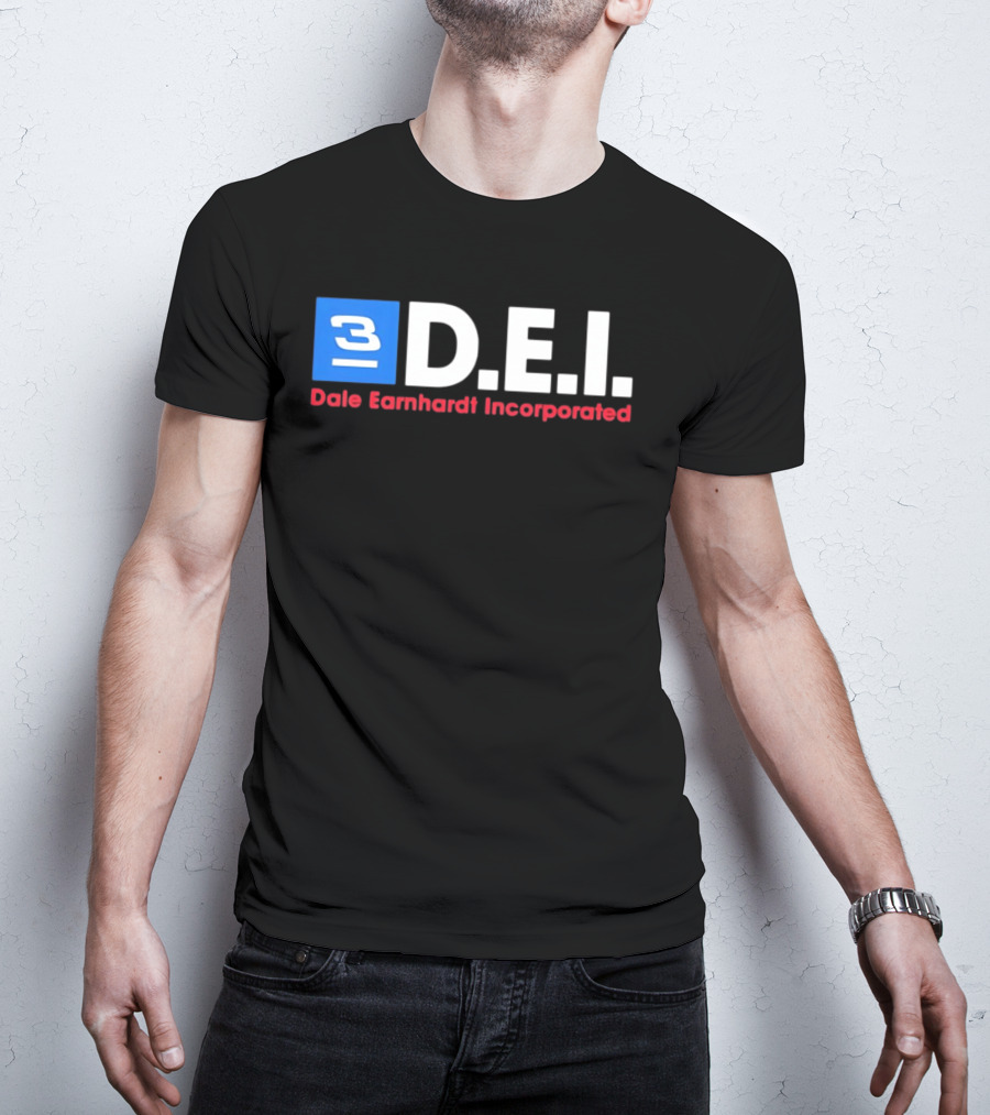 Dale Earnhardt Incorporated DEI 3 Racing Number T-Shirt